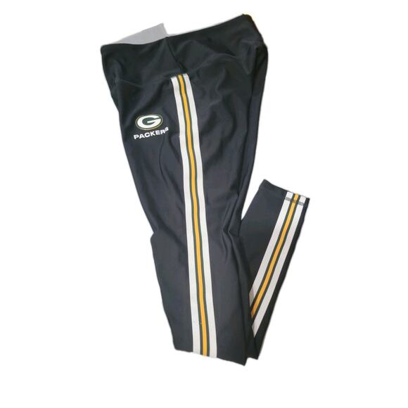 NFL Green Bay Packers Womens Leggings Pants Black Small - Picture 1 of 8